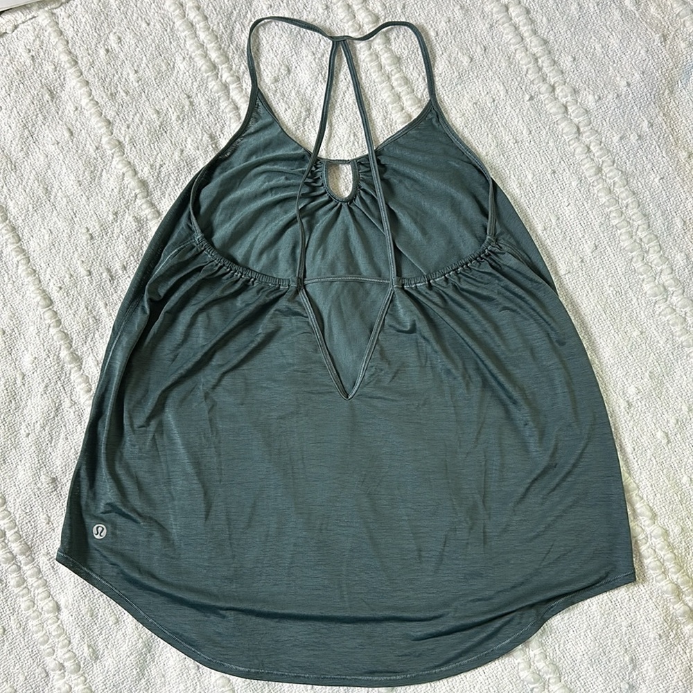 Lululemon‎ Tighten Up Tank Sea Steel Green - Picture 7 of 9